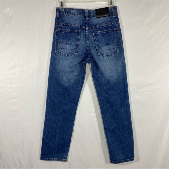 Calvin Klein Boy’s Straight Leg CKB5-5002 Denim Jeans - Picture 3 of 9